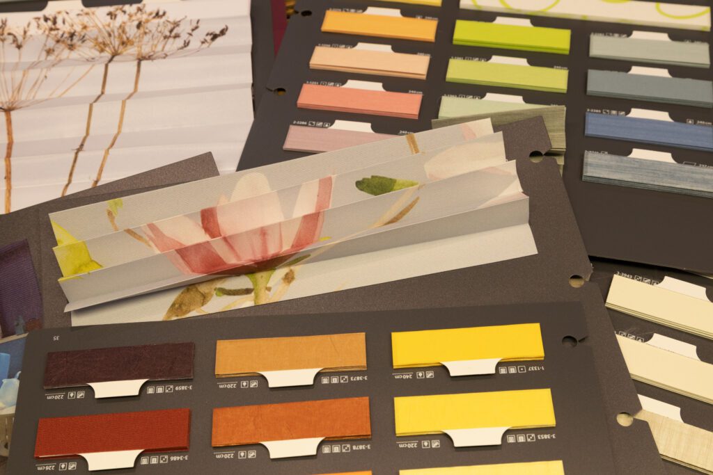 Raumausstattung Plissee Stoffauswahl